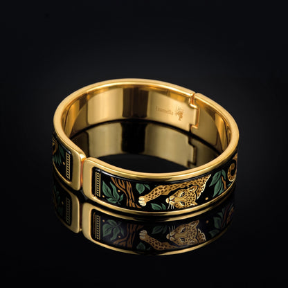 Enamel gold bracelet "Selva Dorada"