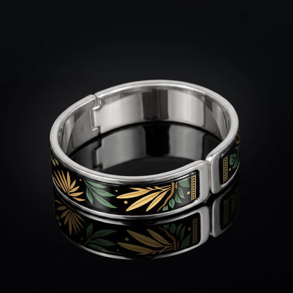 Enamel gold bracelet "Selva Dorada"