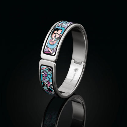 Enamel Gold Bracelet "MuseGem"