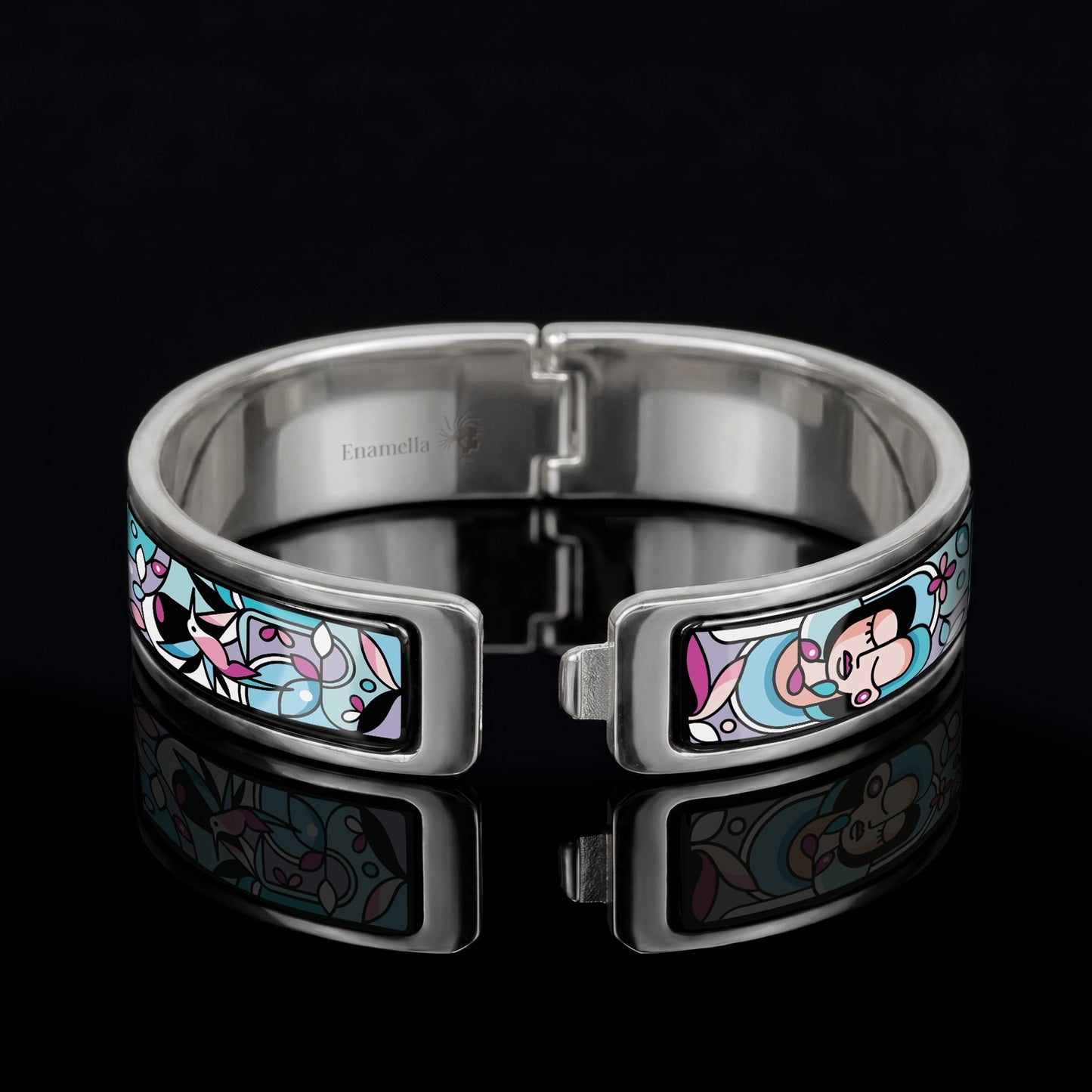 Enamel Gold Bracelet "MuseGem"