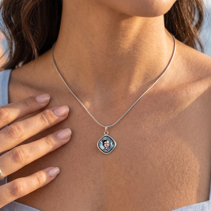 Enamel Pendant "MuseGem"