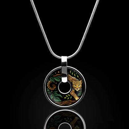 Enamel Gold Necklace "Selva Dorada"