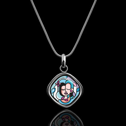 Enamel Pendant "MuseGem"