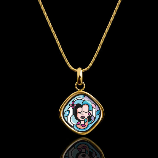 Enamel Pendant "MuseGem"